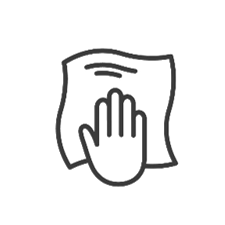 天板の汚れがとれにくい