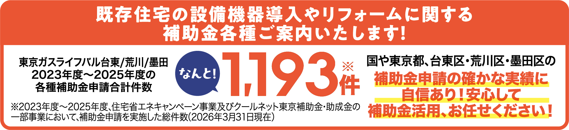 補助金申請は私たちにおまかせください！