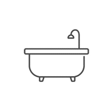 お湯と水にムラがある